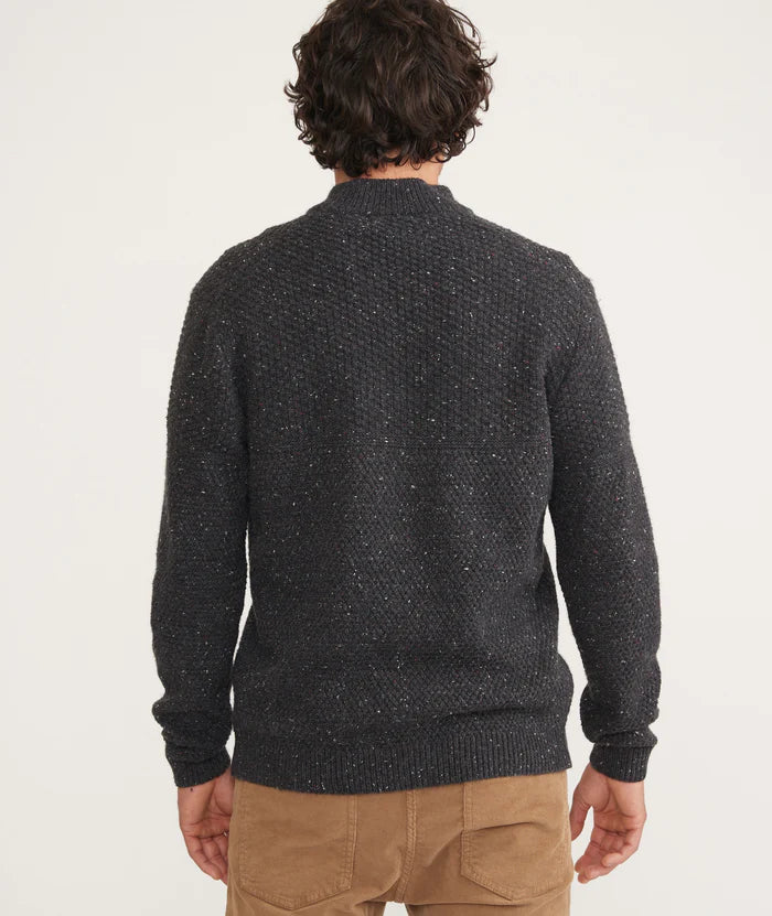 Phillip Sweater Quarter Zip in Blackwater