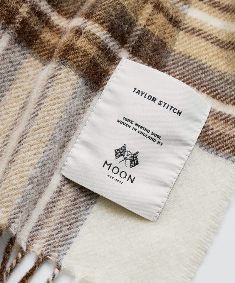 The Fireside Scarf in Butterscotch Plaid