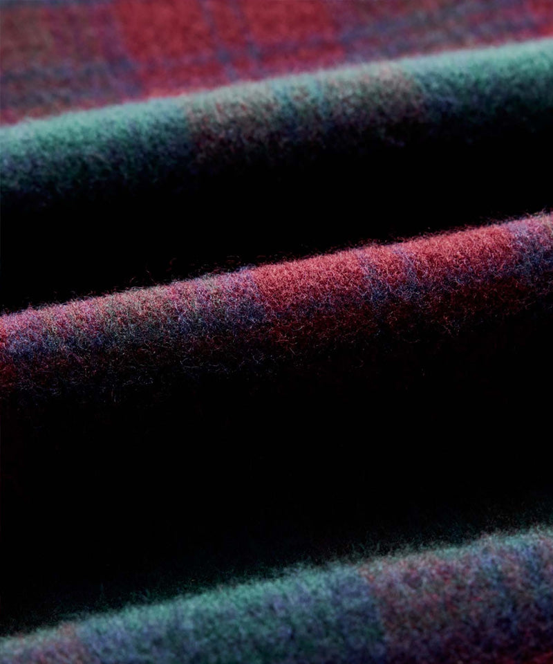 The Fireside Scarf in Currant Plaid