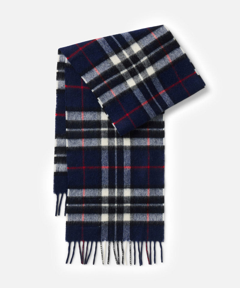 The Fireside Scarf in Eddy Plaid