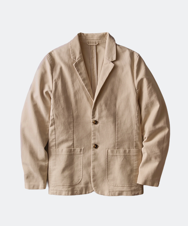 Flex Terry Blazer in Dark Khaki