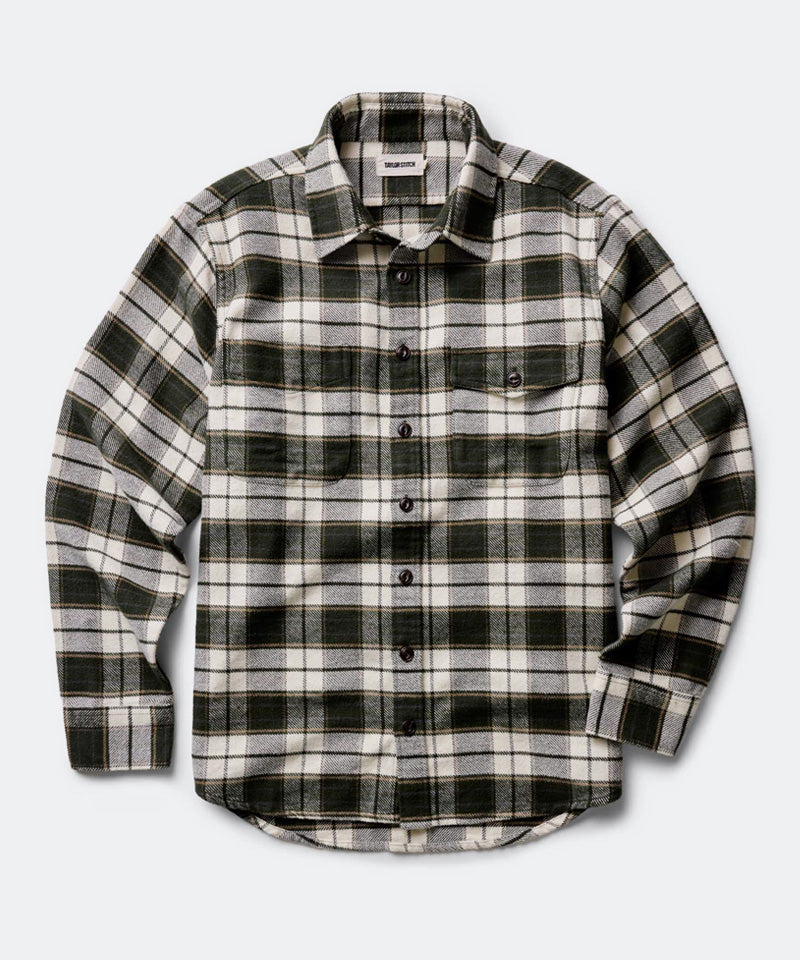 The Crater Shirt in Forest Plaid