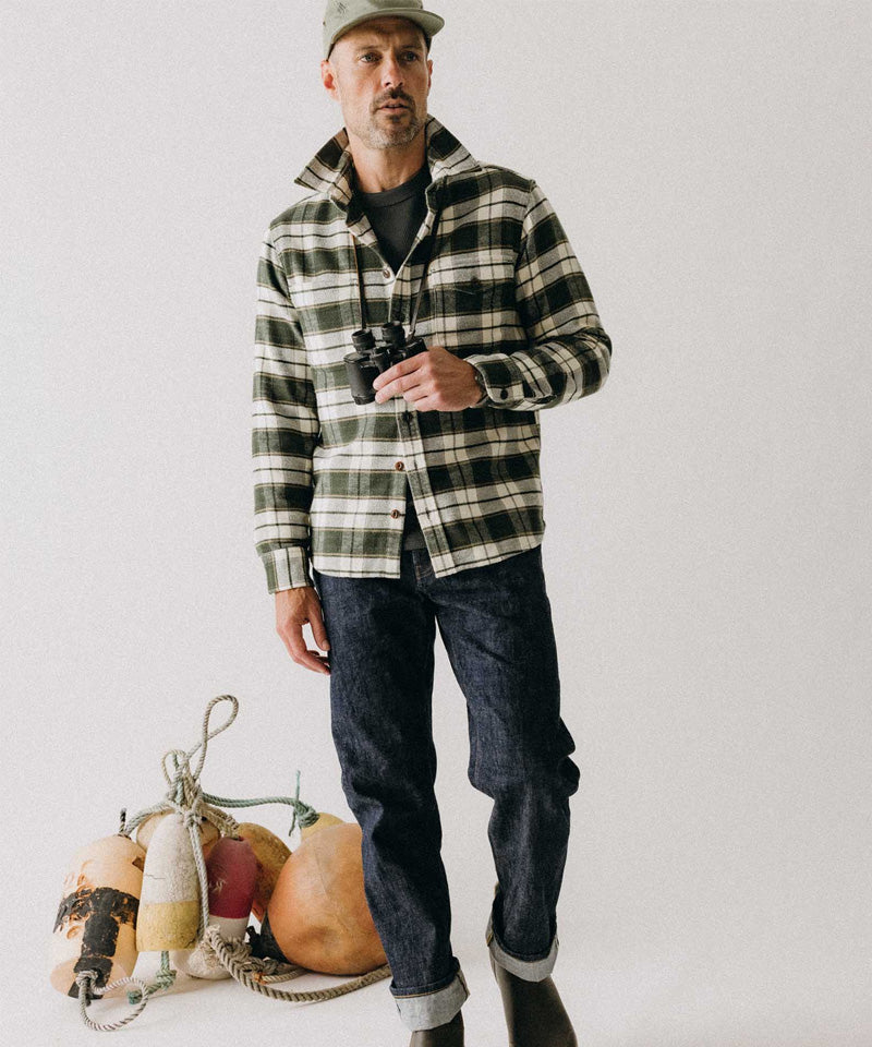 The Crater Shirt in Forest Plaid