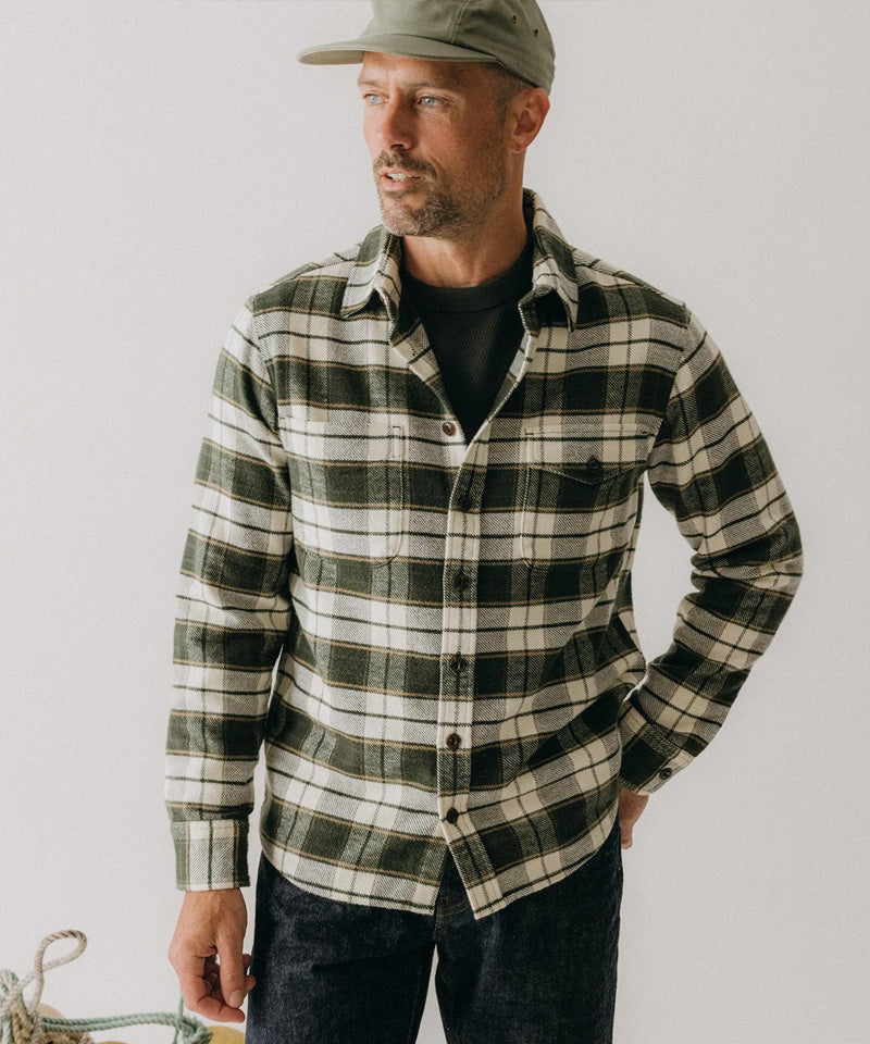 The Crater Shirt in Forest Plaid