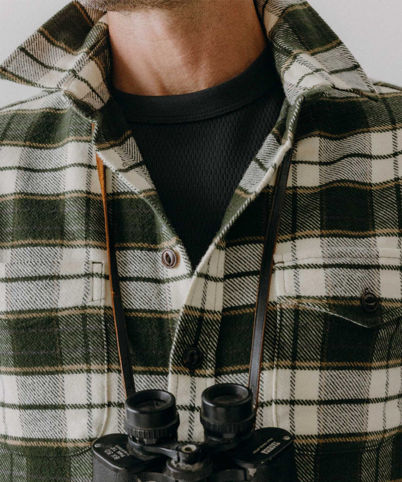 The Crater Shirt in Forest Plaid