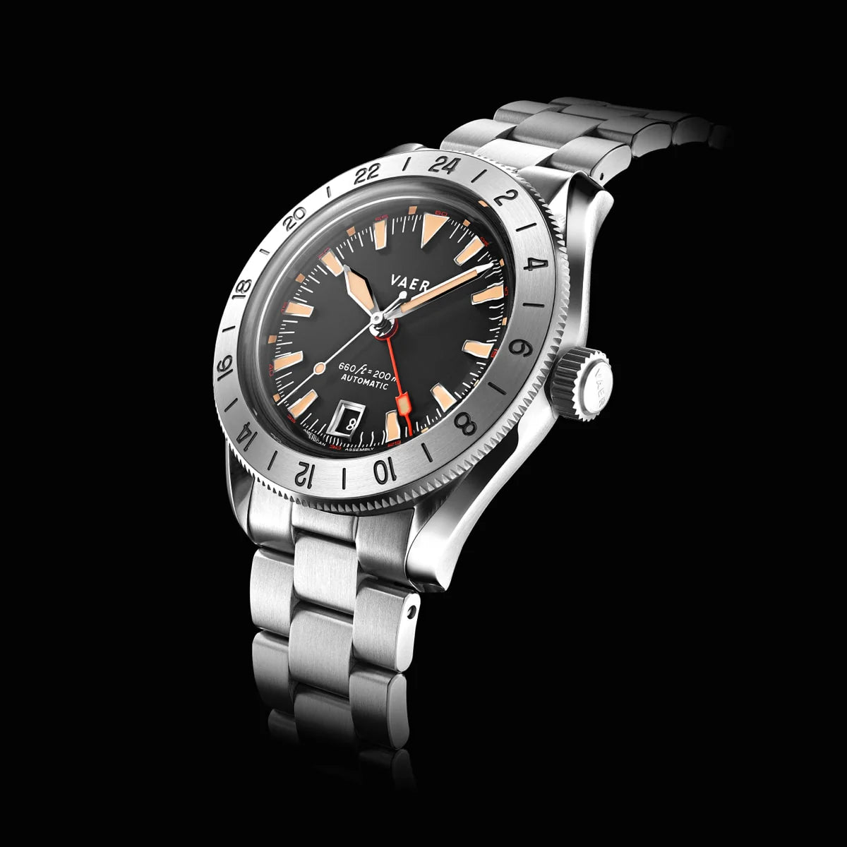 G5 Pacific Steel GMT 39mm with Elite Steel Bracelet