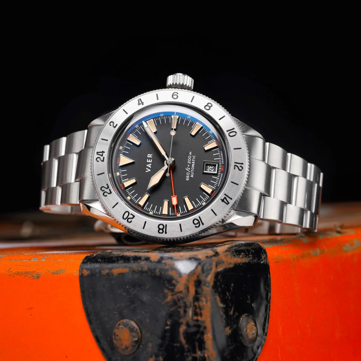 G5 Pacific Steel GMT 39mm with Elite Steel Bracelet