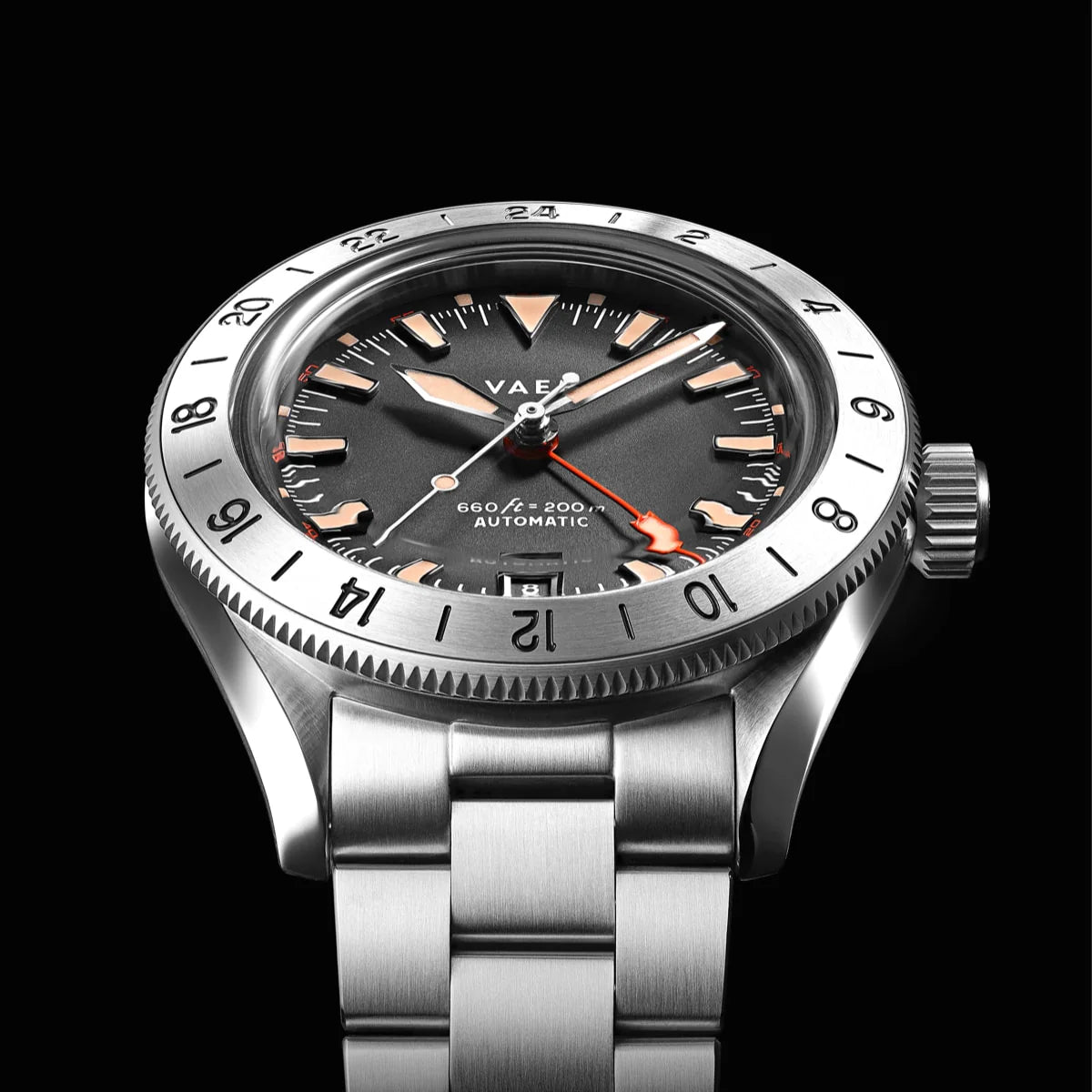 G5 Pacific Steel GMT 39mm with Elite Steel Bracelet