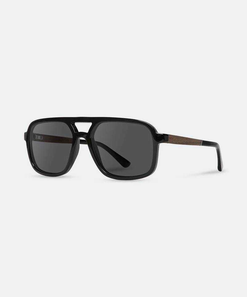 Glacier Camp Sunglasses in Black Walnut