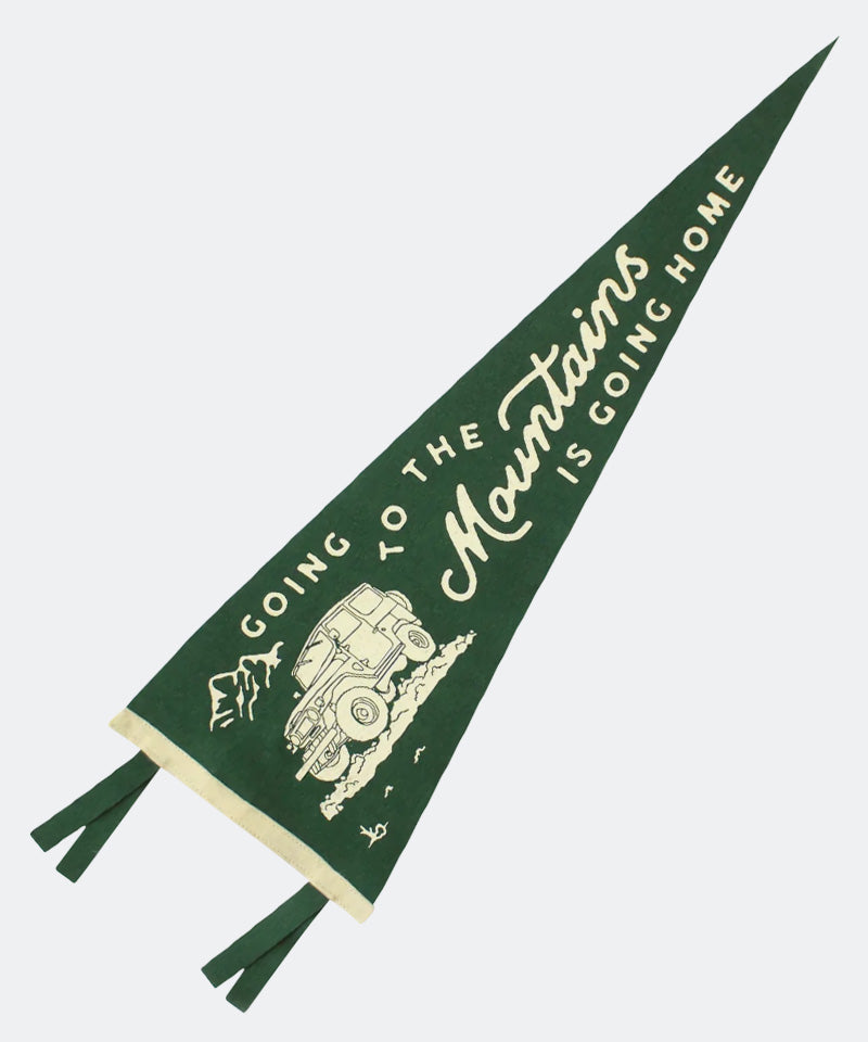 Going to the Mountains Pennant
