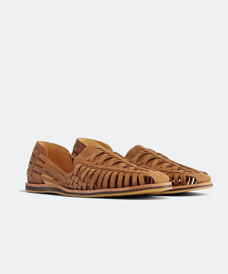 Huarache Sandal in Tobacco Ellicott Co