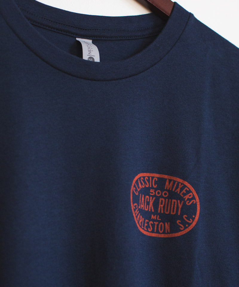 The Jack Rudy Navy Patch Tee