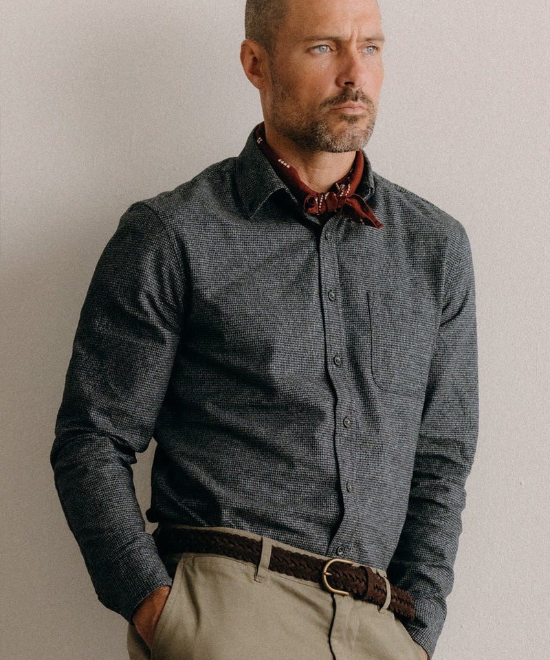 The Jack in Dark Navy Houndstooth