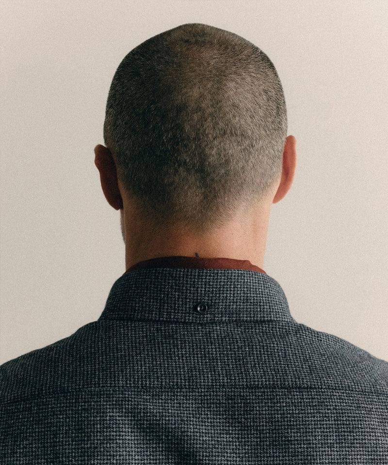 The Jack in Dark Navy Houndstooth