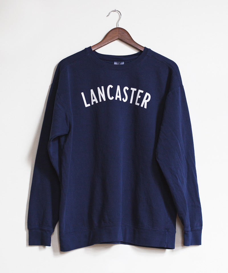 Lancaster Crew Sweatshirt in Navy