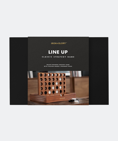 Line Up Wooden Game