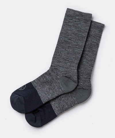 The Merino Sock in Charcoal