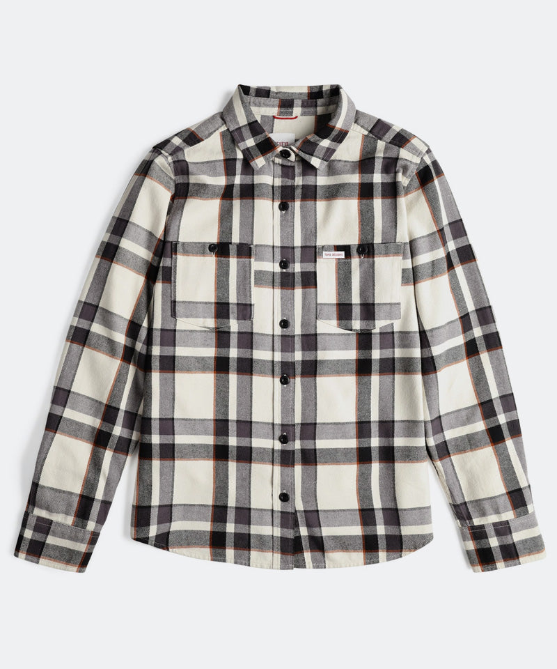 Mountain Shirt in Bone Multi Plaid