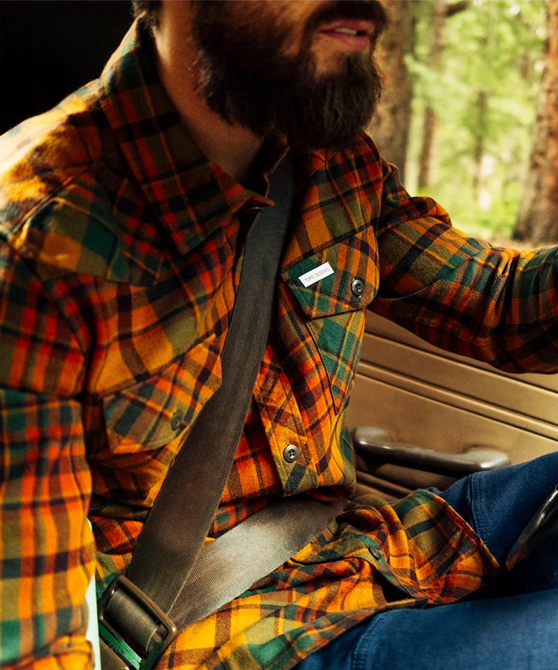 Mountain Shirt in Chai Multi