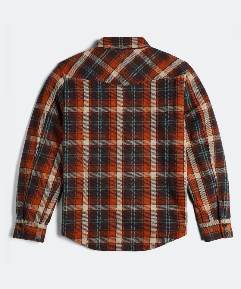 Mountain Shirt Jacket in Chocolate Multi