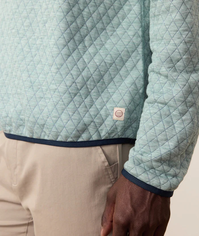 Corbet Reversible Pullover in Slate/Faded Navy
