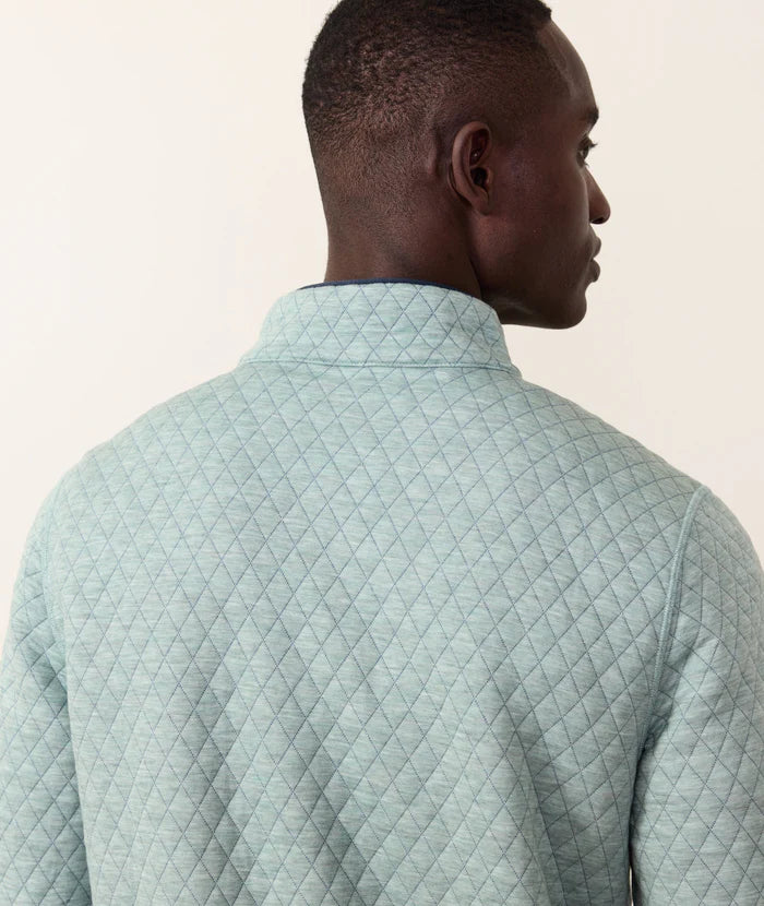Corbet Reversible Pullover in Slate/Faded Navy