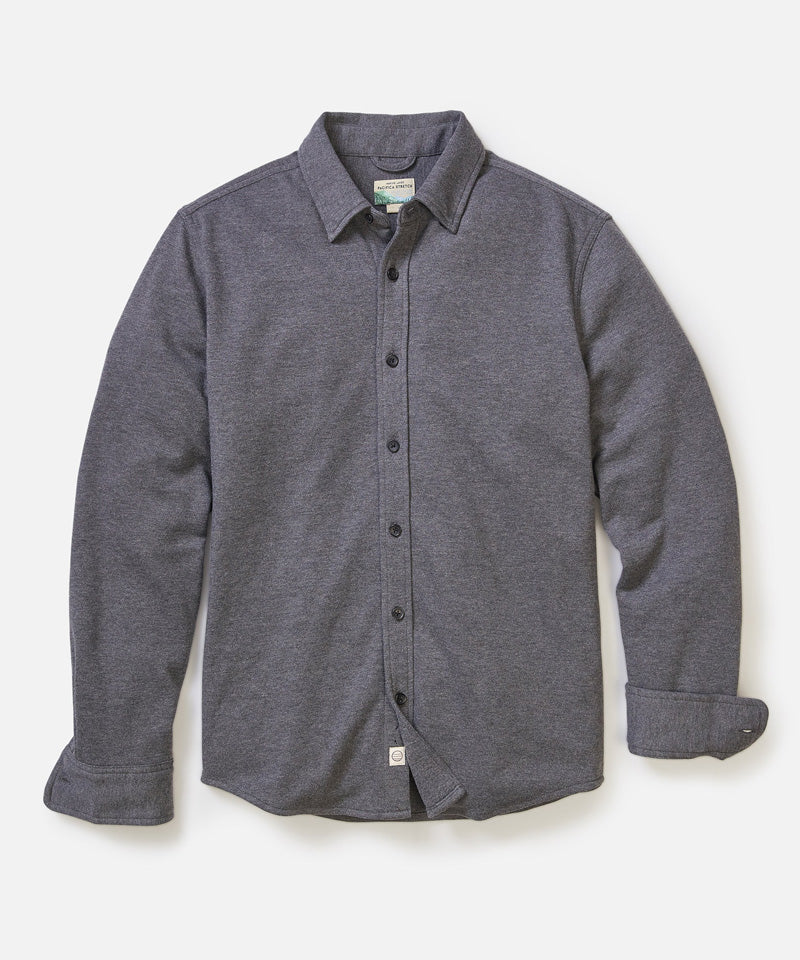 Pacifica Stretch Shirt in Charcoal Heather