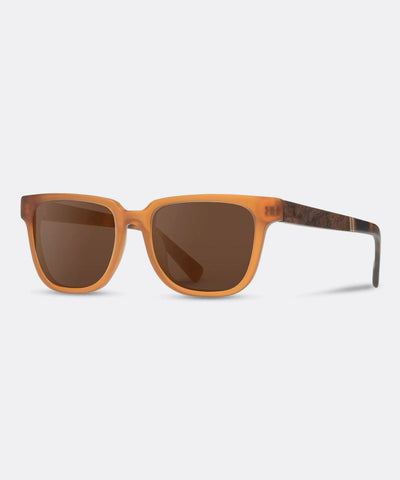 Prescott Sunglasses in Matte Apricot Elm Burl