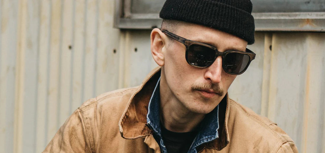 Prescott Wood Sunglasses in Distressed Dark Walnut