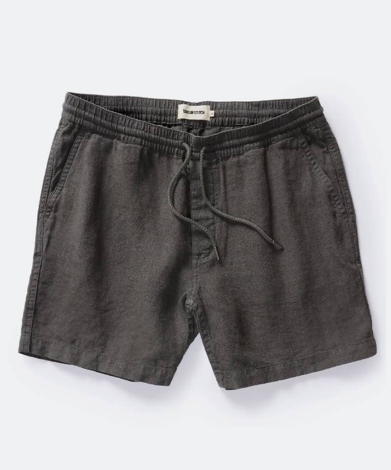 The Apres Short in Granite Hemp