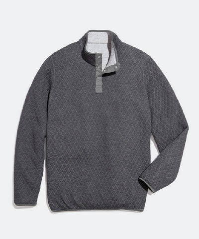 Reversible Corbet Pullover in Charcoal/Heather Grey