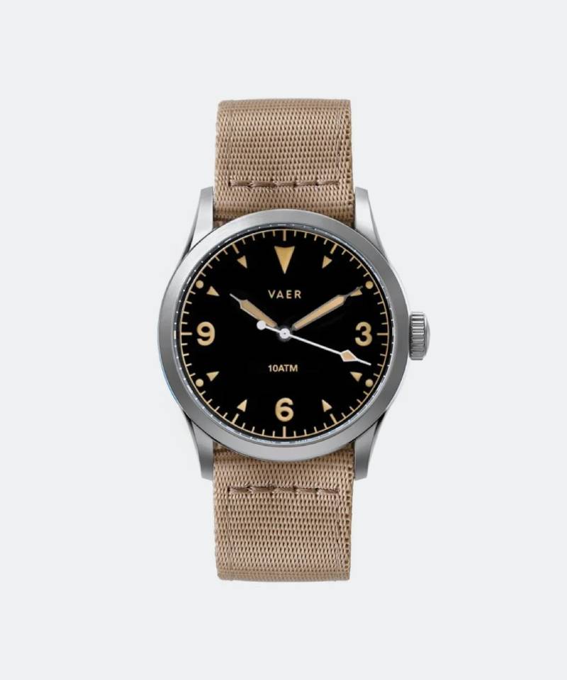 S3 Tradition Watch in Black 36mm