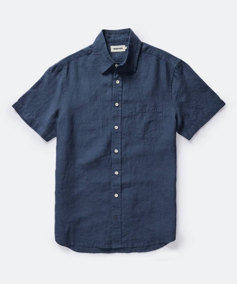 The Short Sleeve California in Navy Hemp