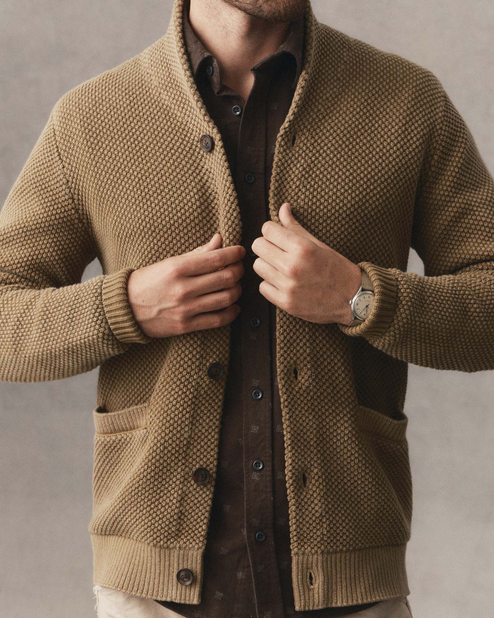The Crawford Sweater in Bay Leaf