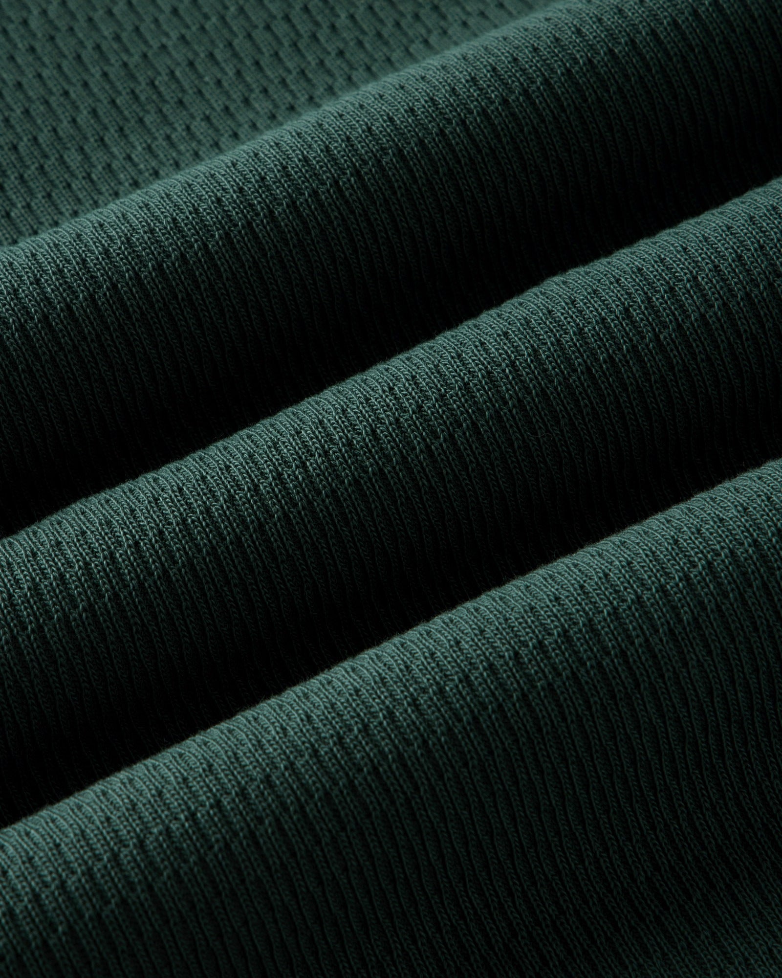 The Organic Cotton Crew in Dark Forest Waffle