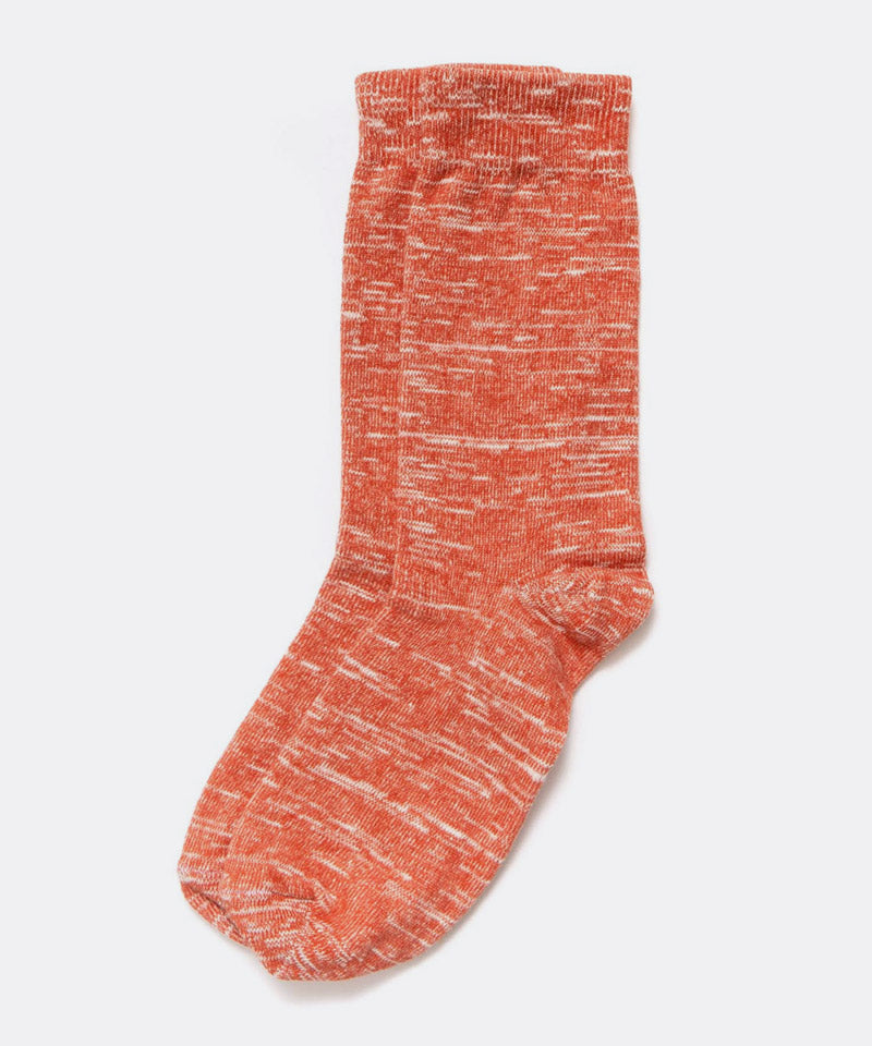 Random Plait Slub Crew Socks