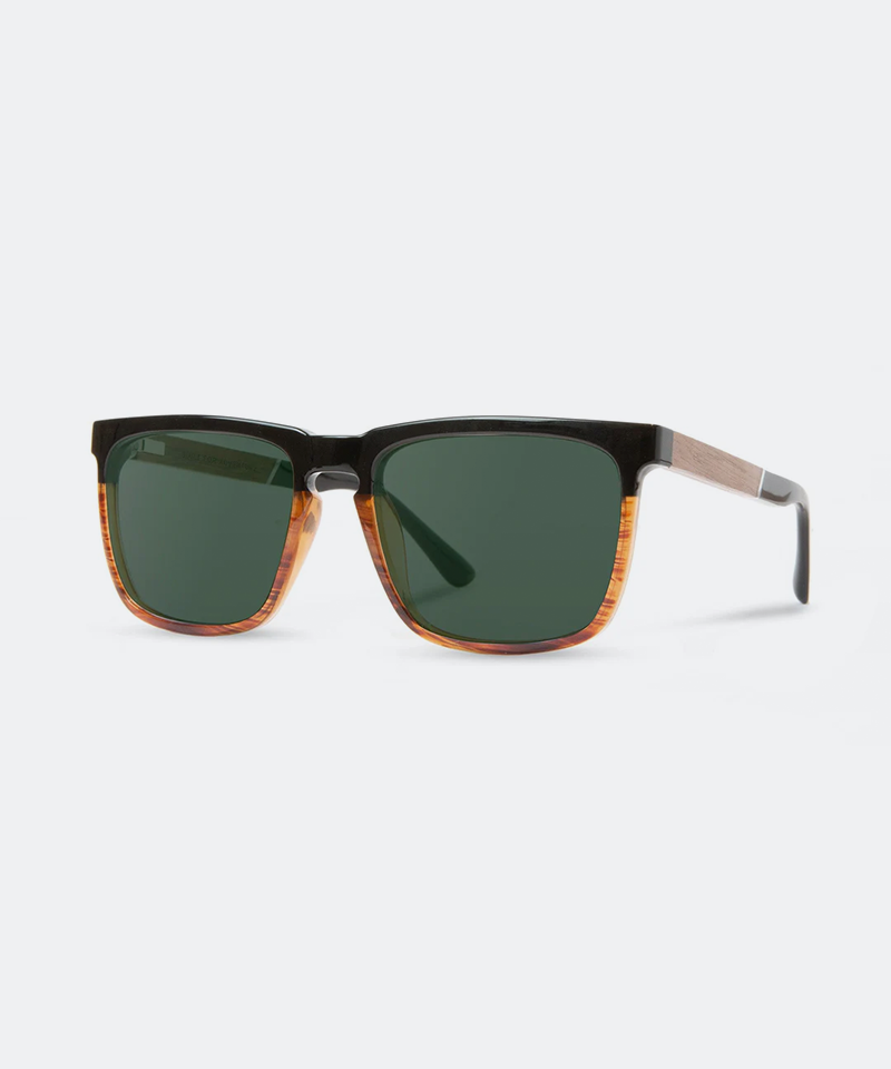 Ridge Camp Sunglasses in Black Tortoise Walnut