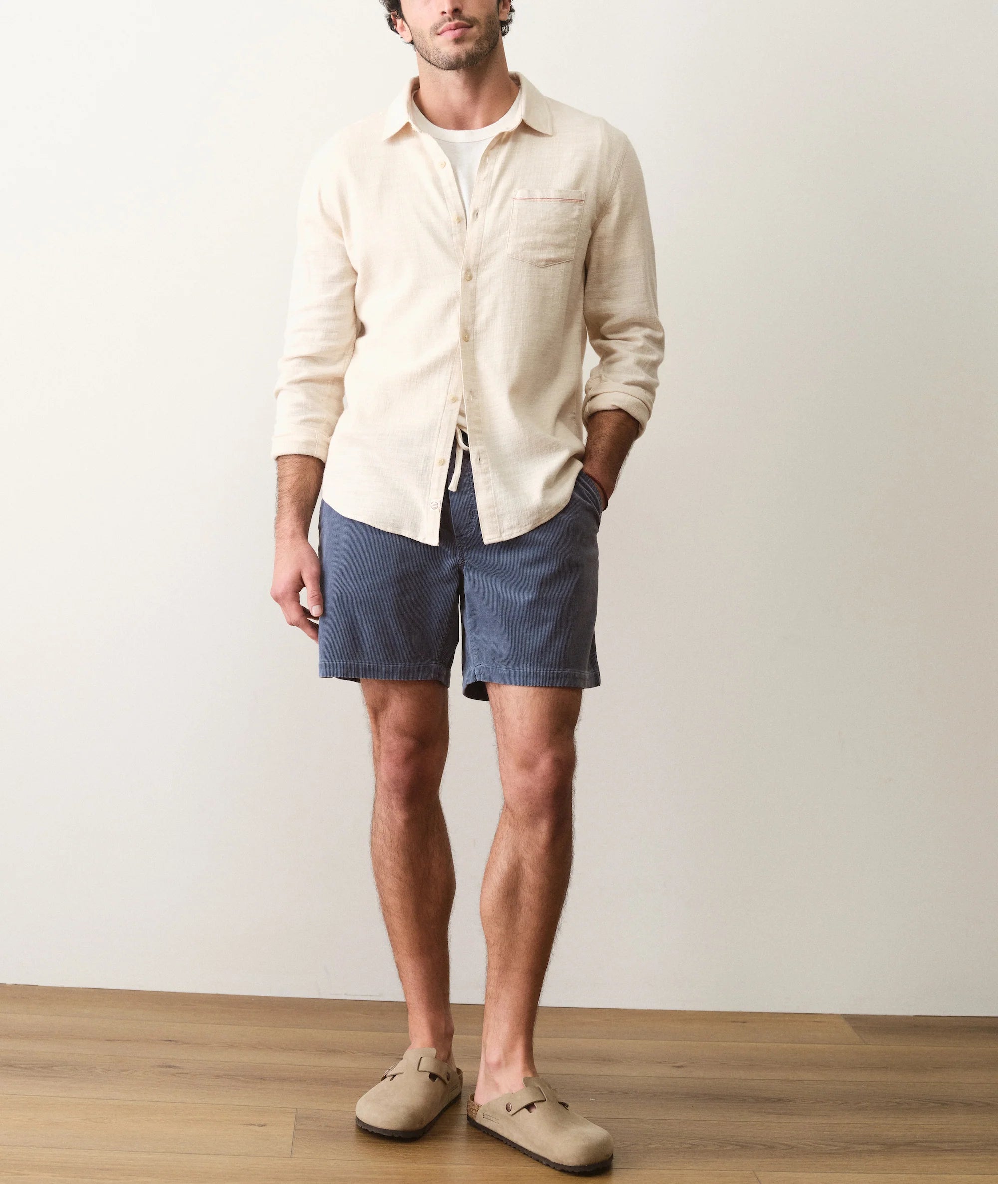 Saturday Corduroy Short 6" in Faded Navy