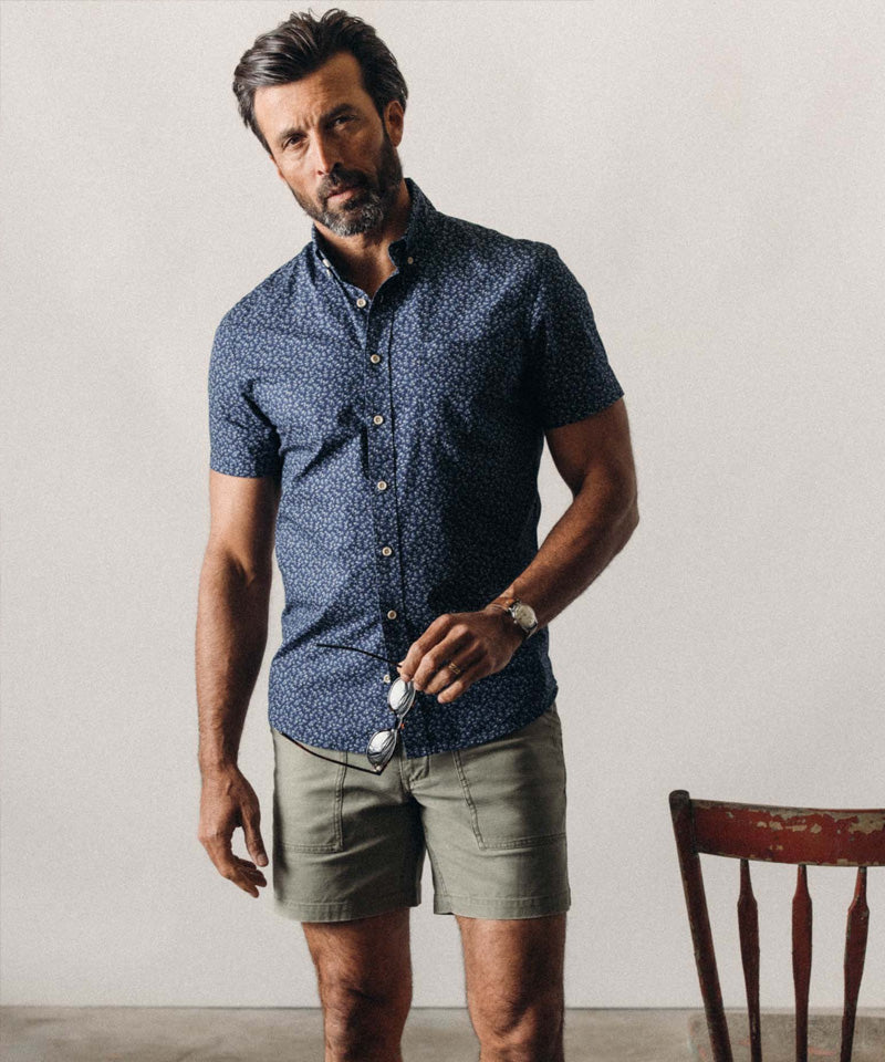 The Short Sleeve Jack in Falling Floral