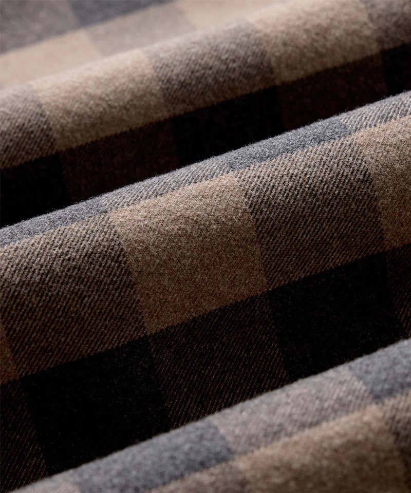 The Yosemite Shirt in Heather Sable Buffalo Check