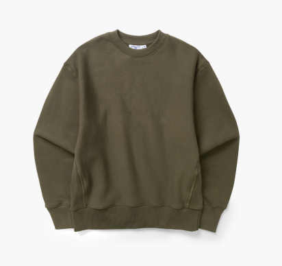 Super Weight Crewneck in Dark Olive