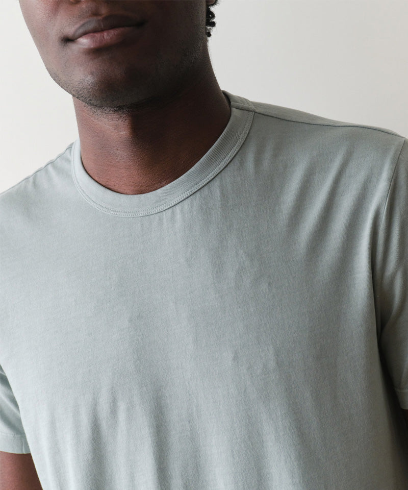 Signature Sea Change Crew Tee in Iceberg Green