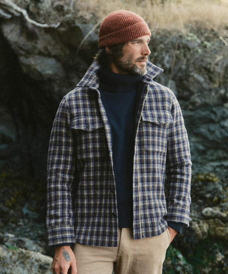 The Seafarer Beanie in Ember Donegal