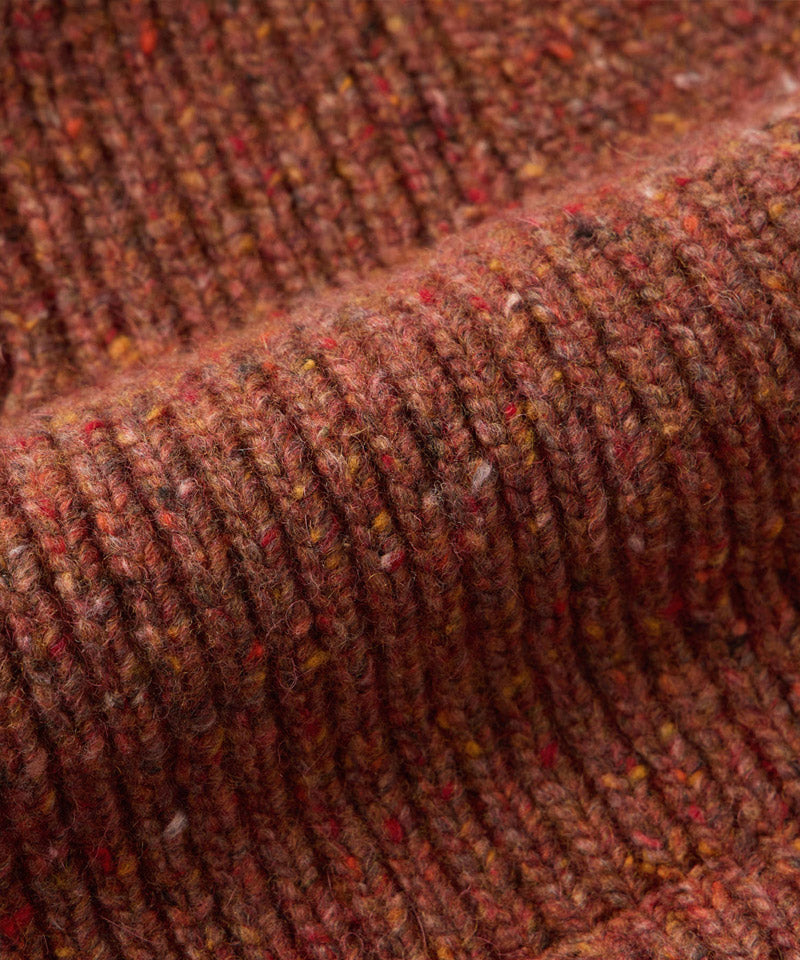 The Seafarer Beanie in Ember Donegal