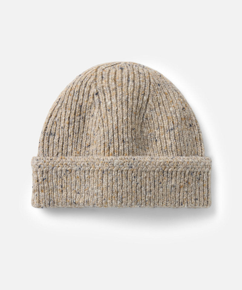 The Seafarer Beanie in Natural Donegal