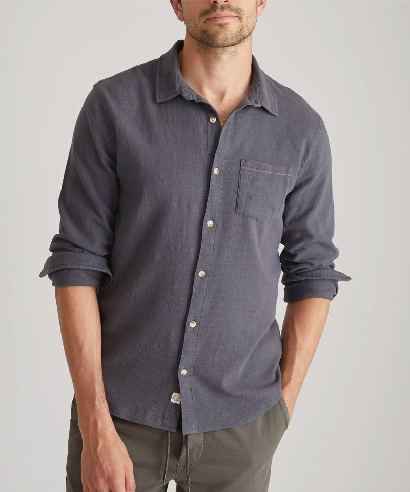 Classic Stretch Selvage Shirt in India Ink