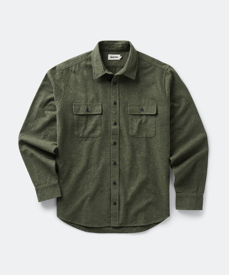 The Yosemite Shirt in Lichen Donegal