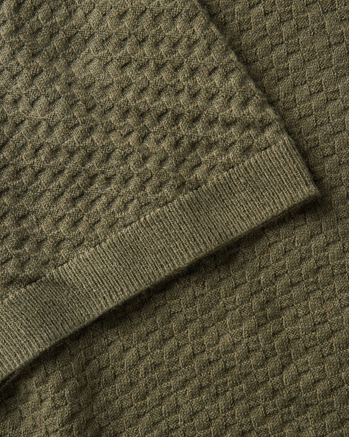 The Arlo Sweater Polo in Cilantro Texture Knit