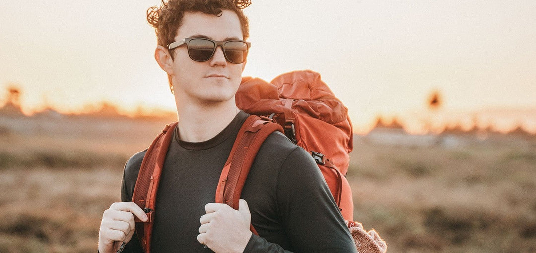 Trail Camp Sunglasses in Black Ebony
