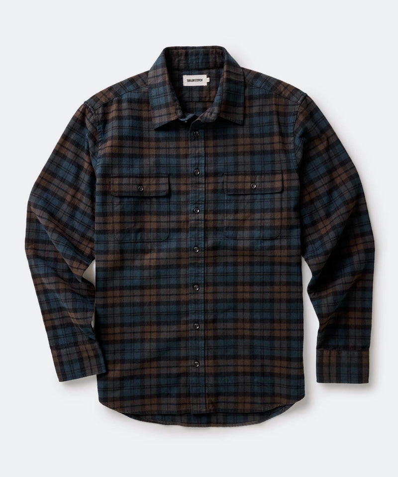 The Yosemite Shirt in Wetlands Plaid